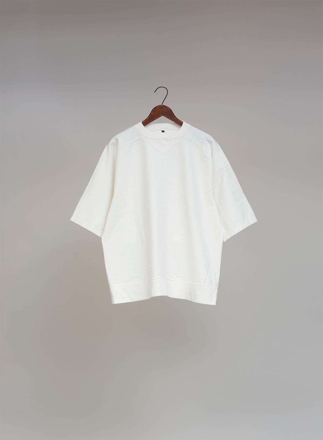9.5OZ US Sweat Short Sleeve Shirt in Off White - 1
