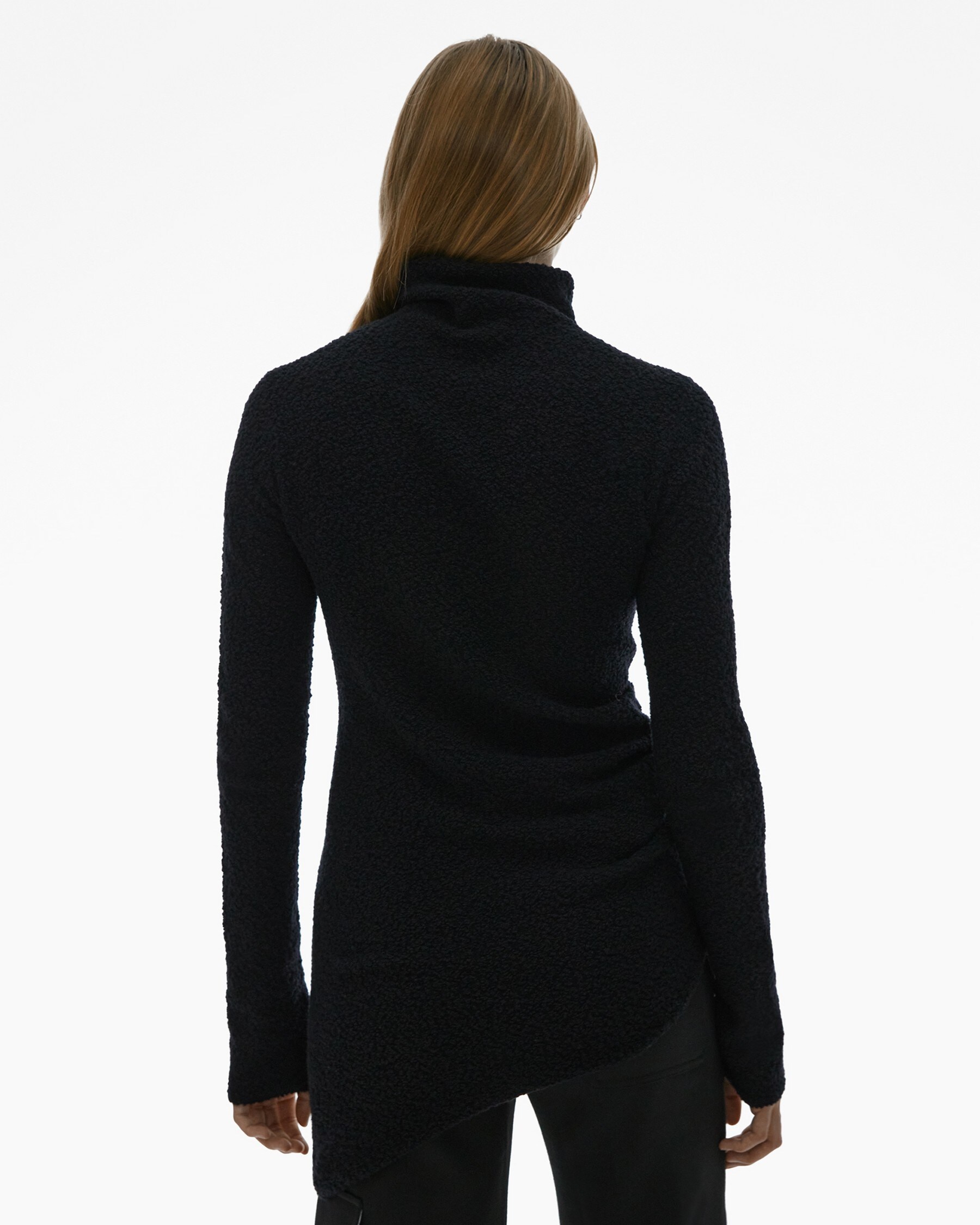 ASYMMETRICAL TURTLENECK SWEATER - 4