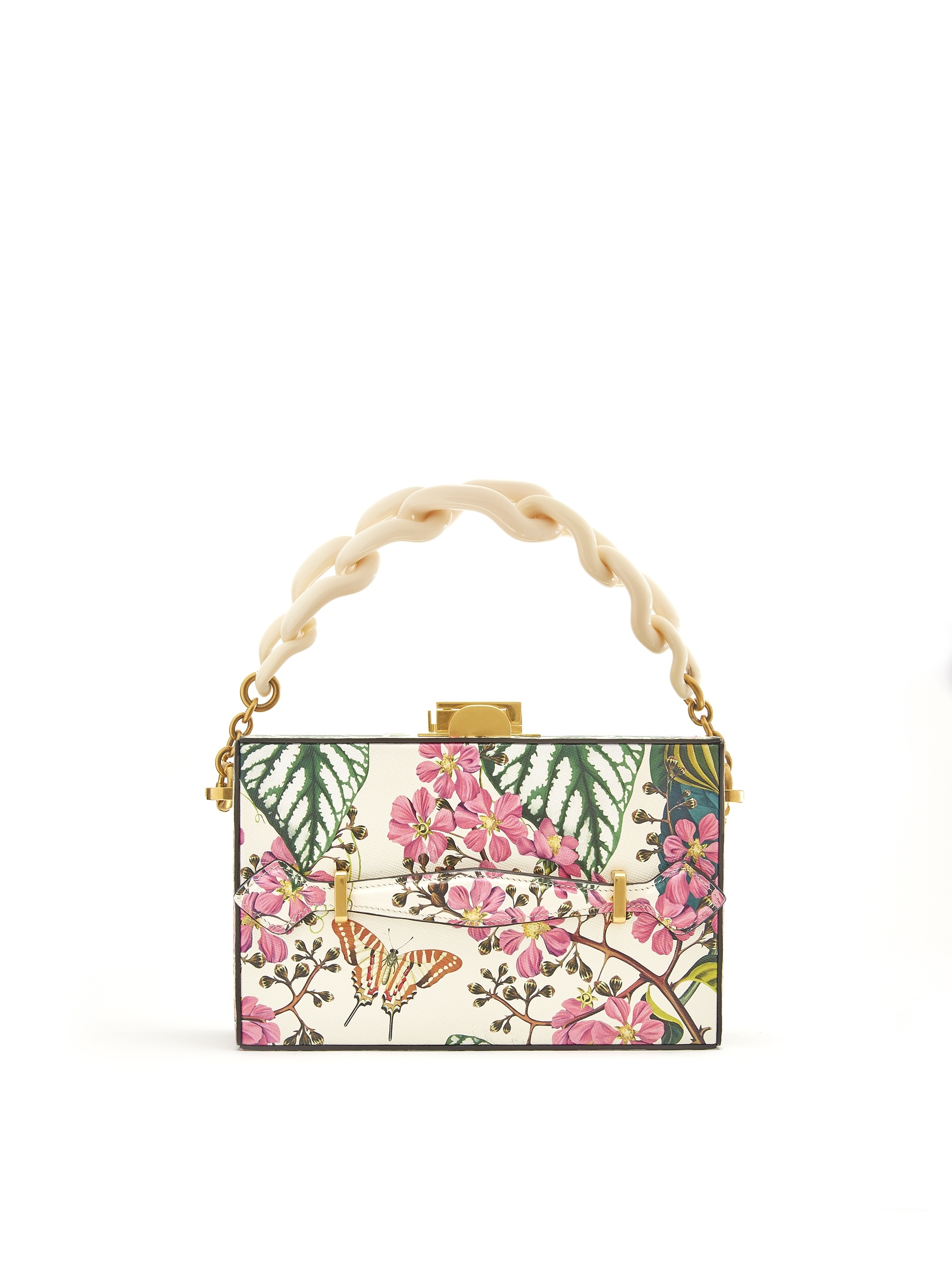 MIXED BOTANICAL PRINTED ALIBI MINAUDIERE - 2