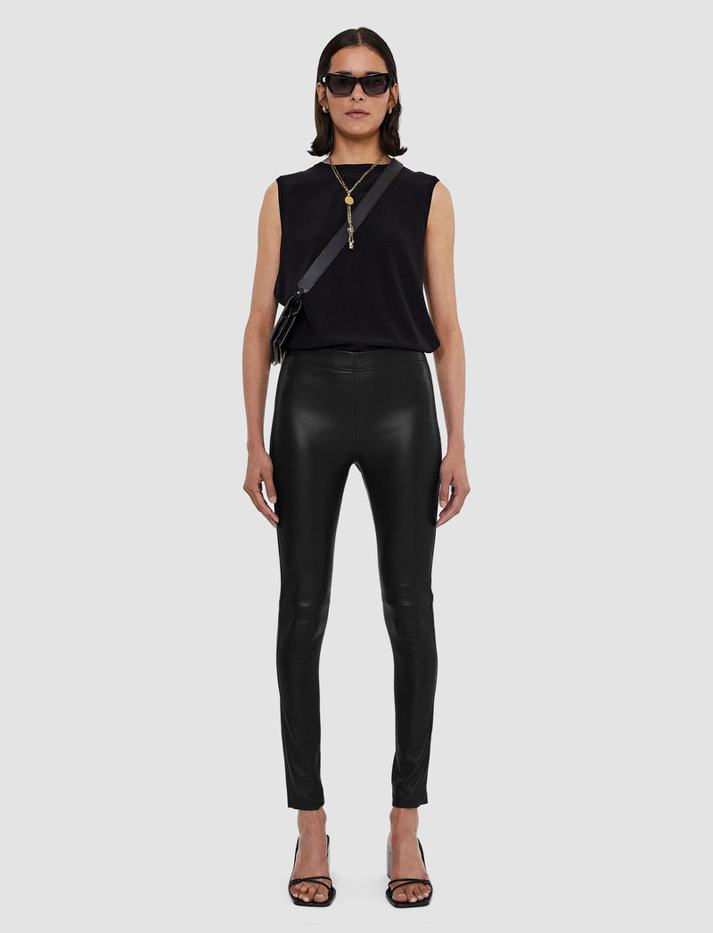 JOSEPH Leather Stretch Leggings outlook
