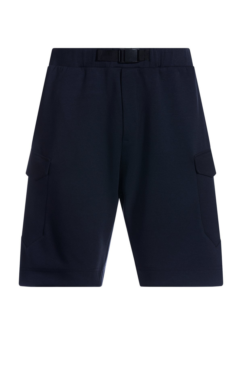 SUPER-STRETCH SHORTS WITH HOPSACK PANELING 1