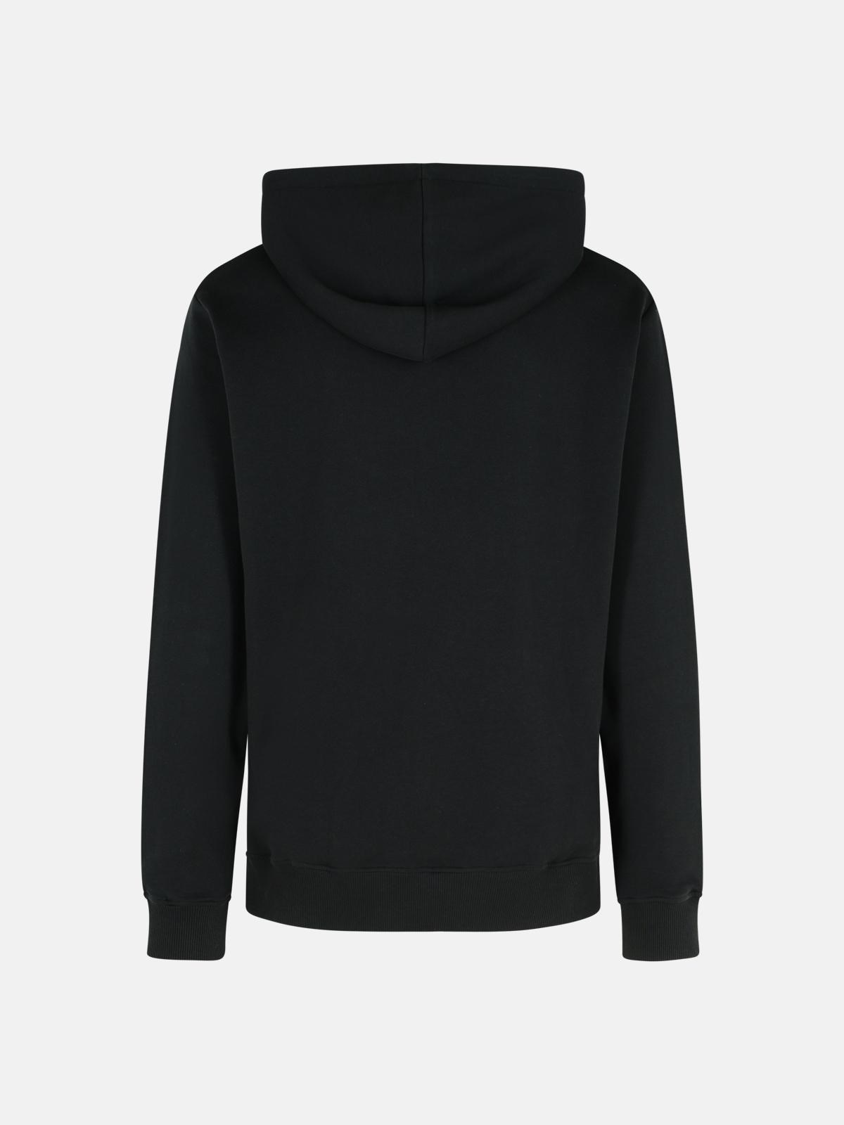 BLACK COTTON SWEATSHIRT - 3