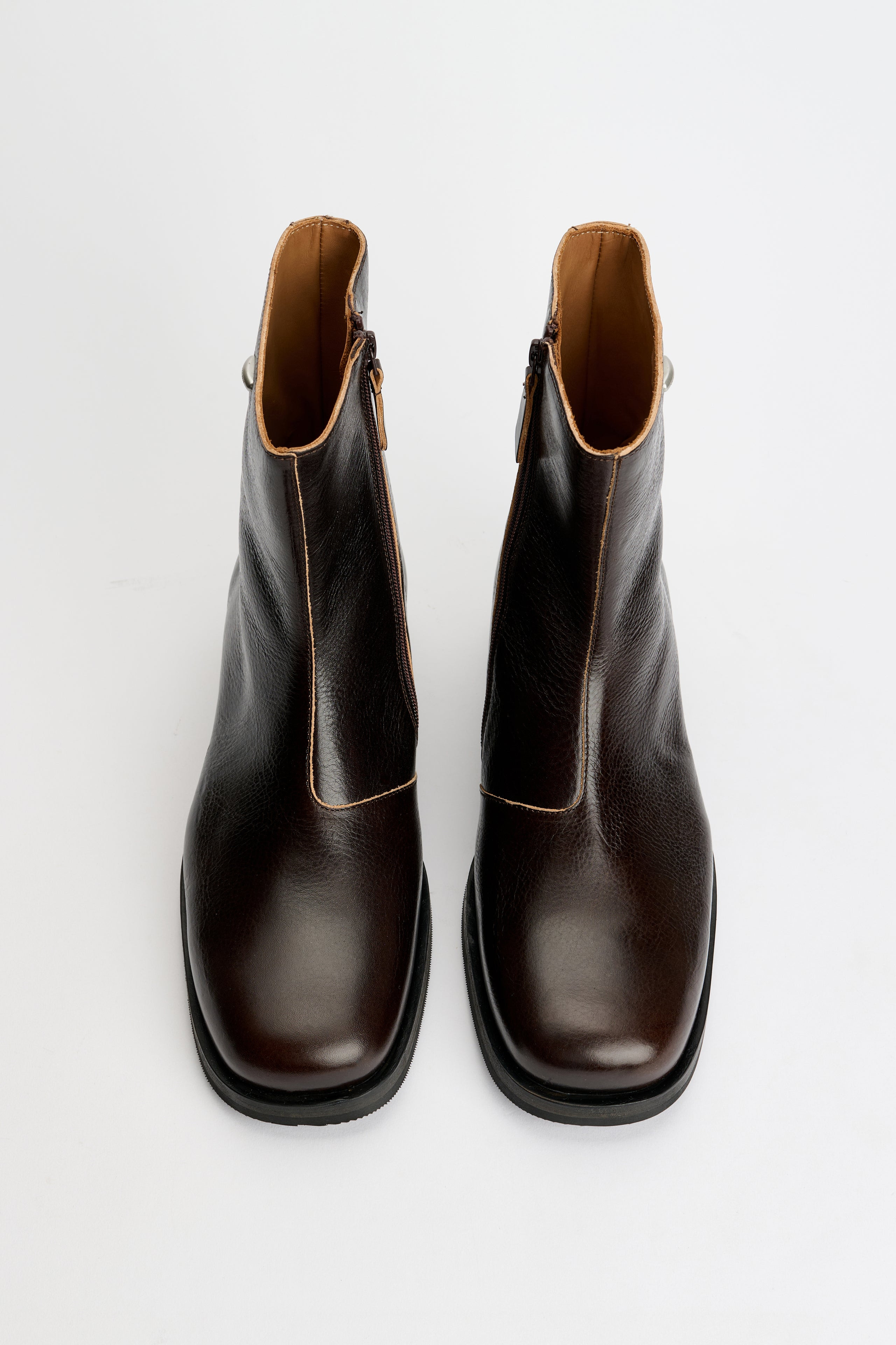 OUR LEGACY CAMION BOOT DEEP AMERICANO LEATHER - 5