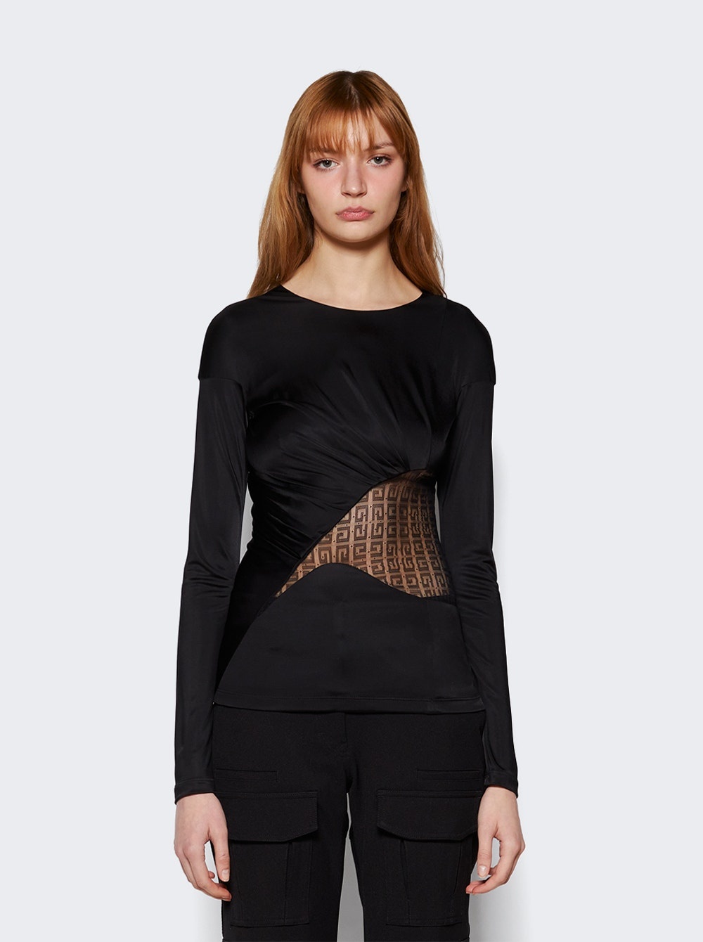 4g Lace Shirt Black - 3