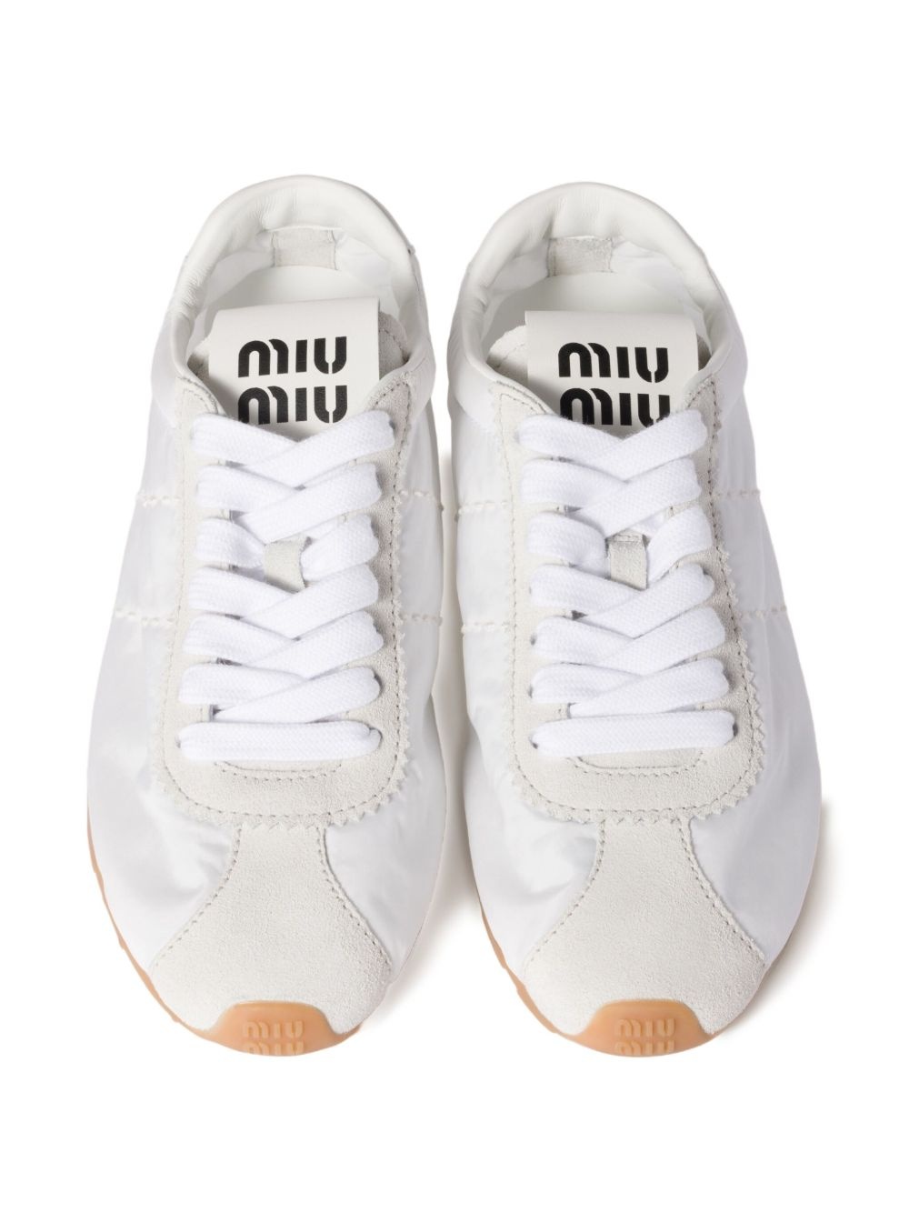 Plume lace-up sneakers - 3