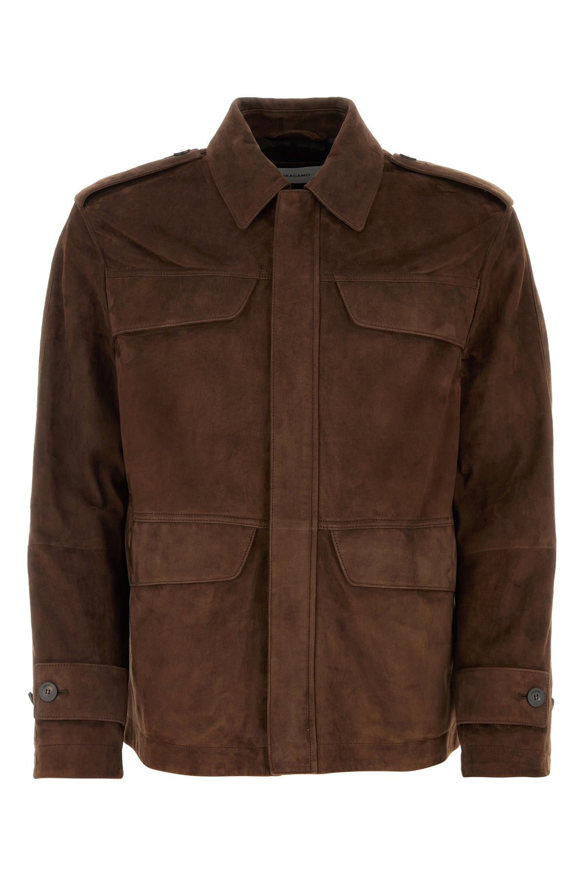 Brown suede jacket - 1