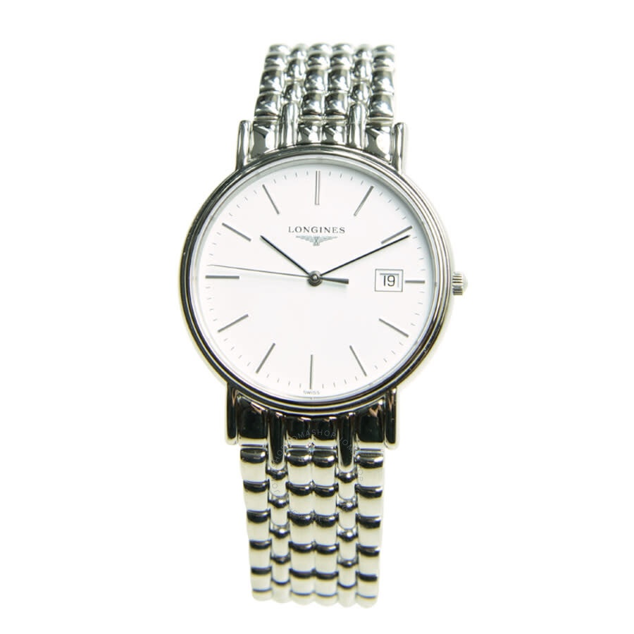 Longines PRESENCE White Dial Men's Watch L4.790.4.12.6 - 3