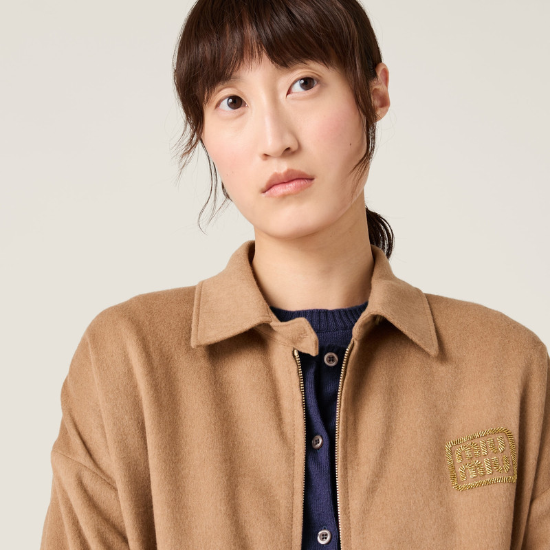 Camel-hair blouson 5