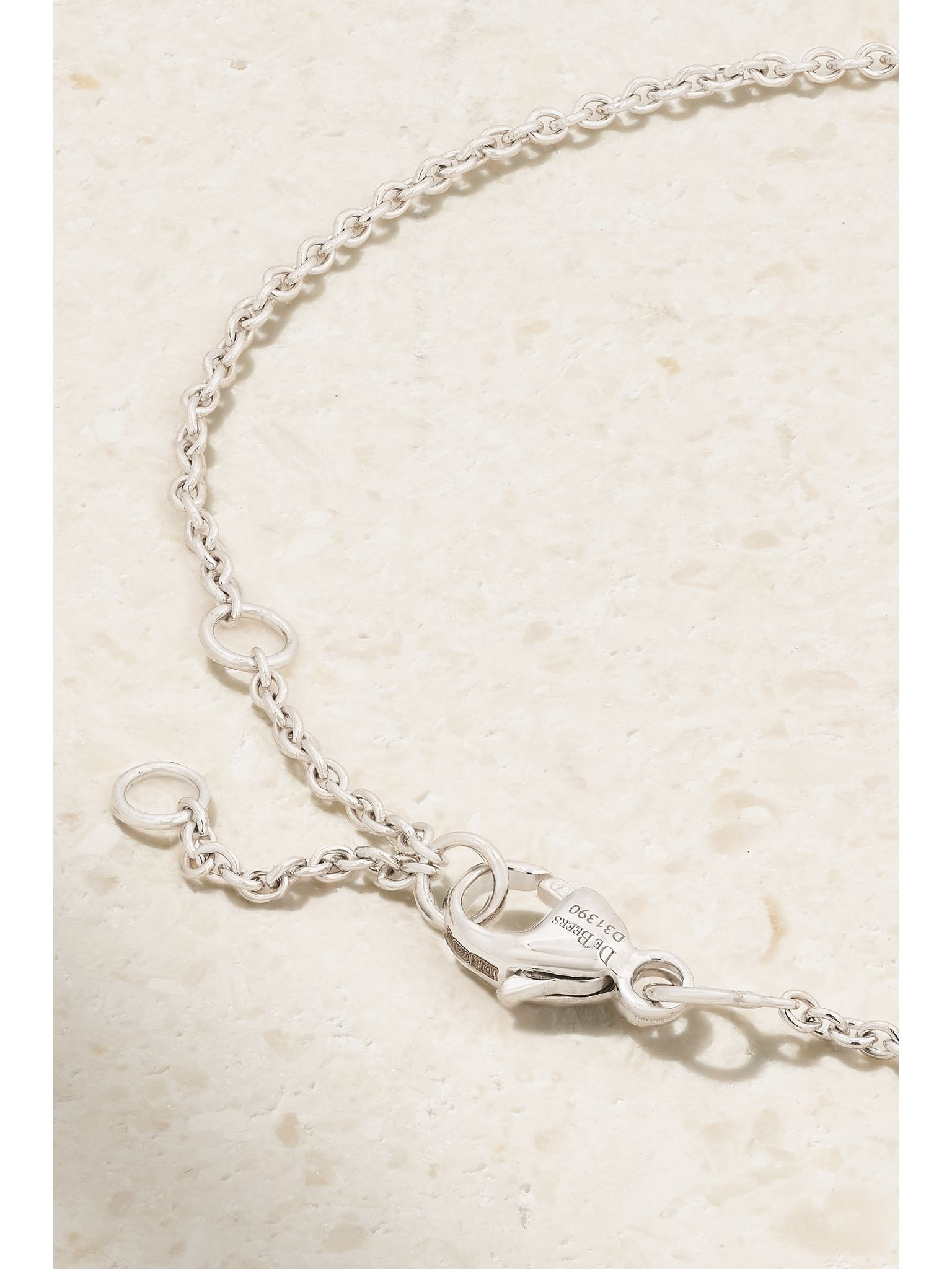 My First De Beers Aura 18-karat white gold diamond bracelet Gold - 3