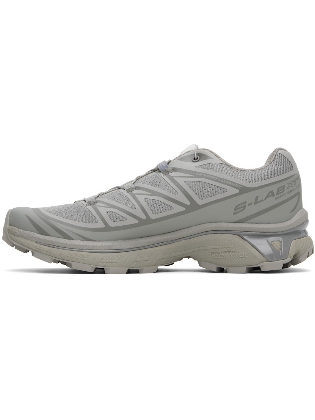 Gray XT-6 Sneakers - 3