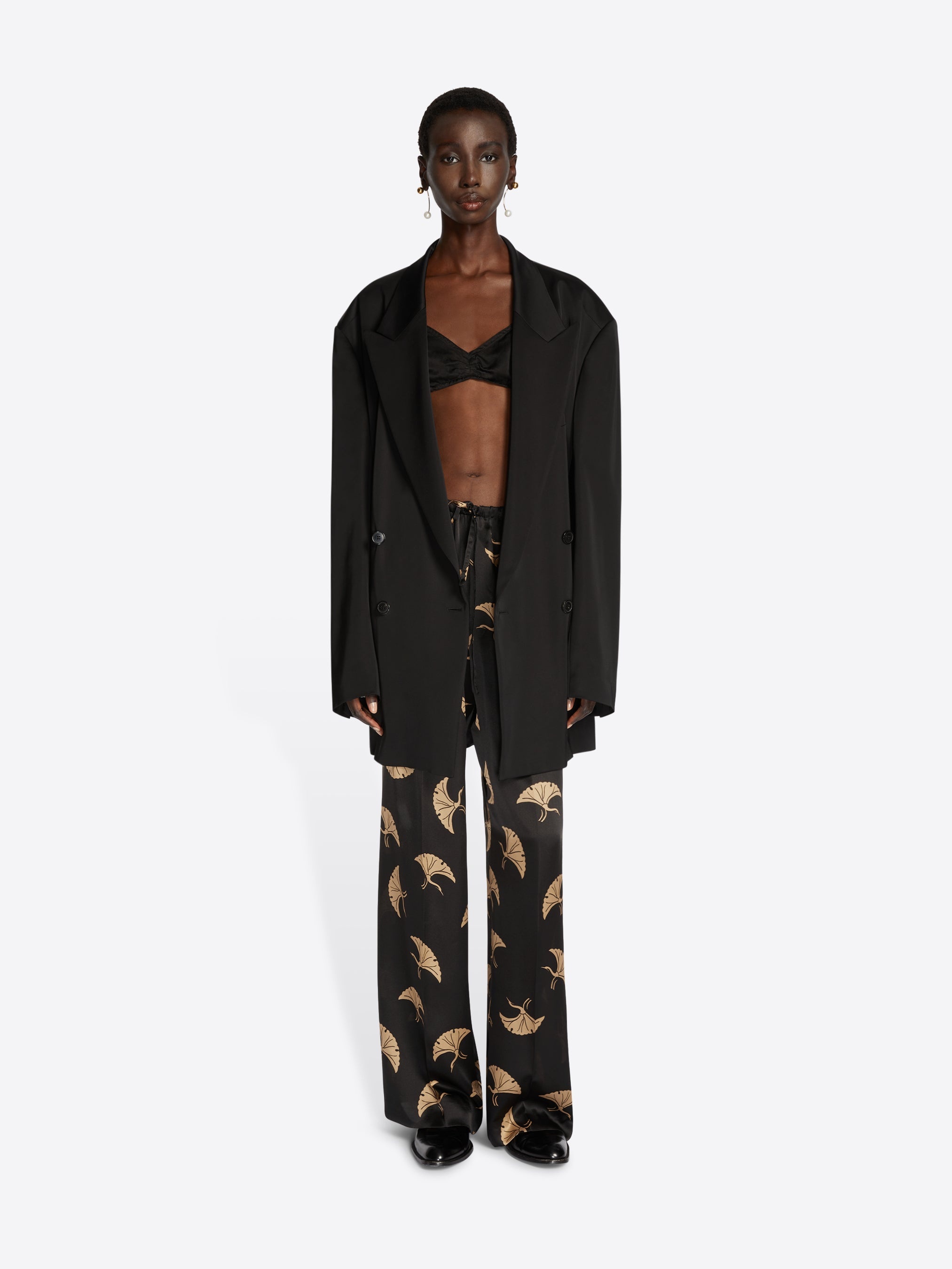 PRINTED SILK PANTS - 2