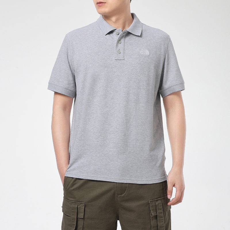 THE NORTH FACE Polo T-Shirts 'Grey' NF0A5B1O-DYX - 3