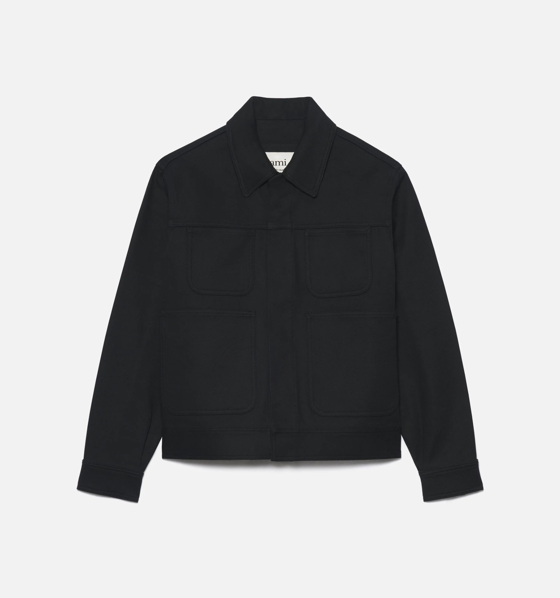 Press Buttons Worker Jacket - 5