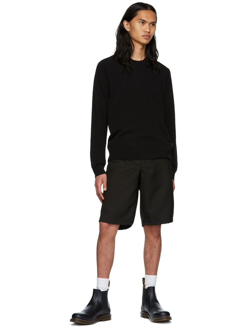 Comme des Garçons SHIRT Black Lambswool Sweater outlook