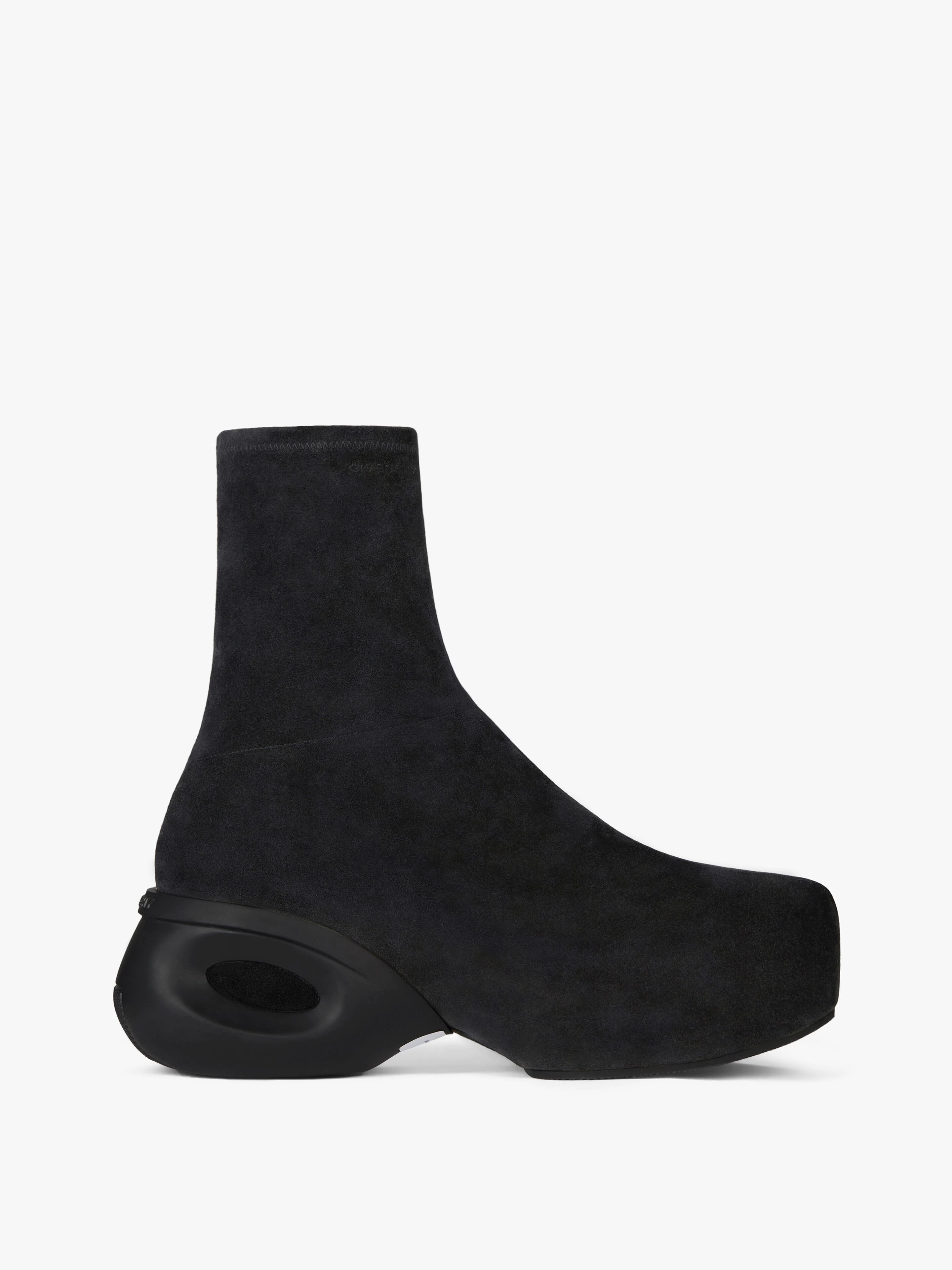 G CLOG ANKLE BOOTS IN SUEDE - 1