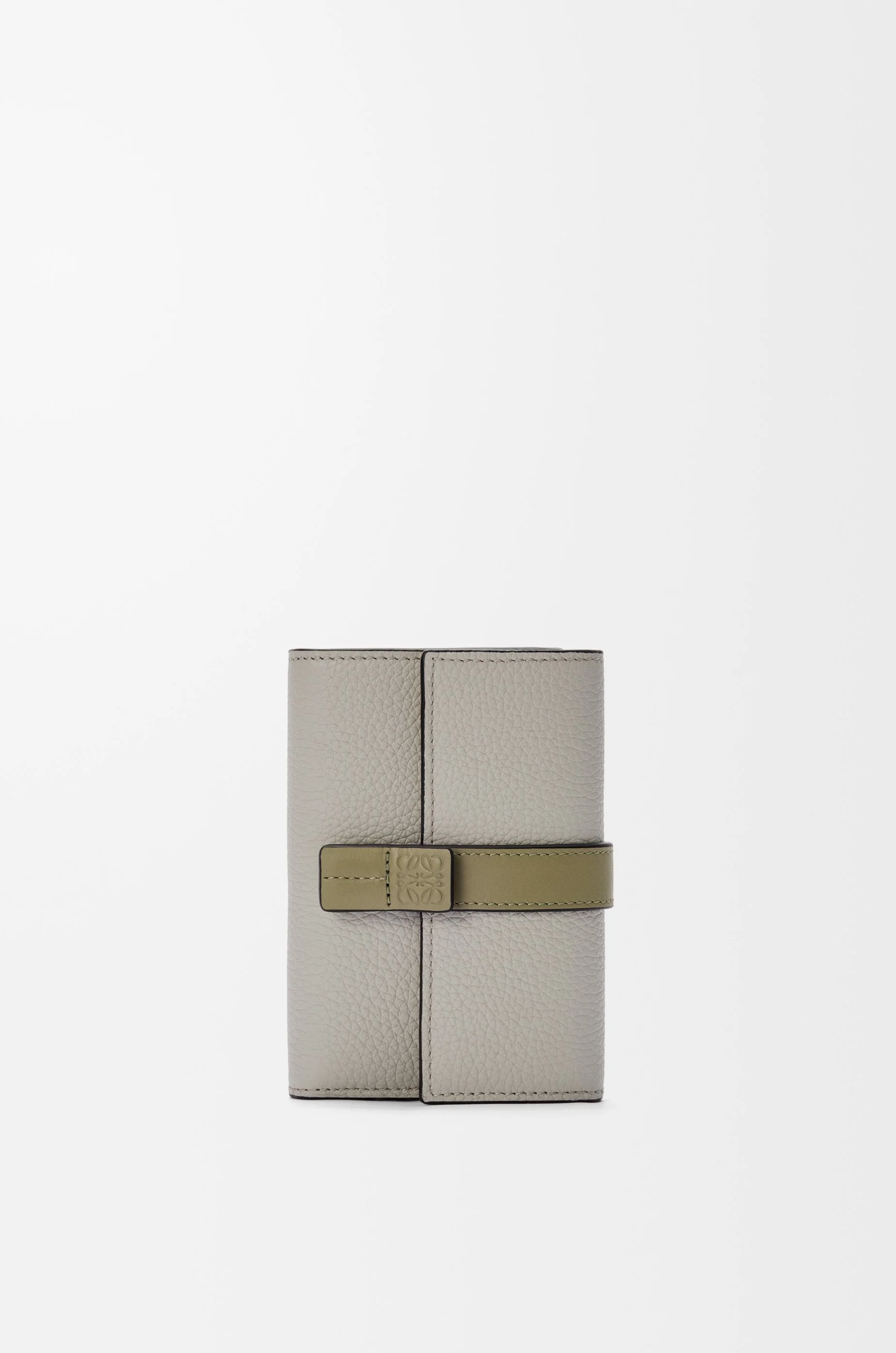 Small vertical wallet in soft grained calfskin - 1