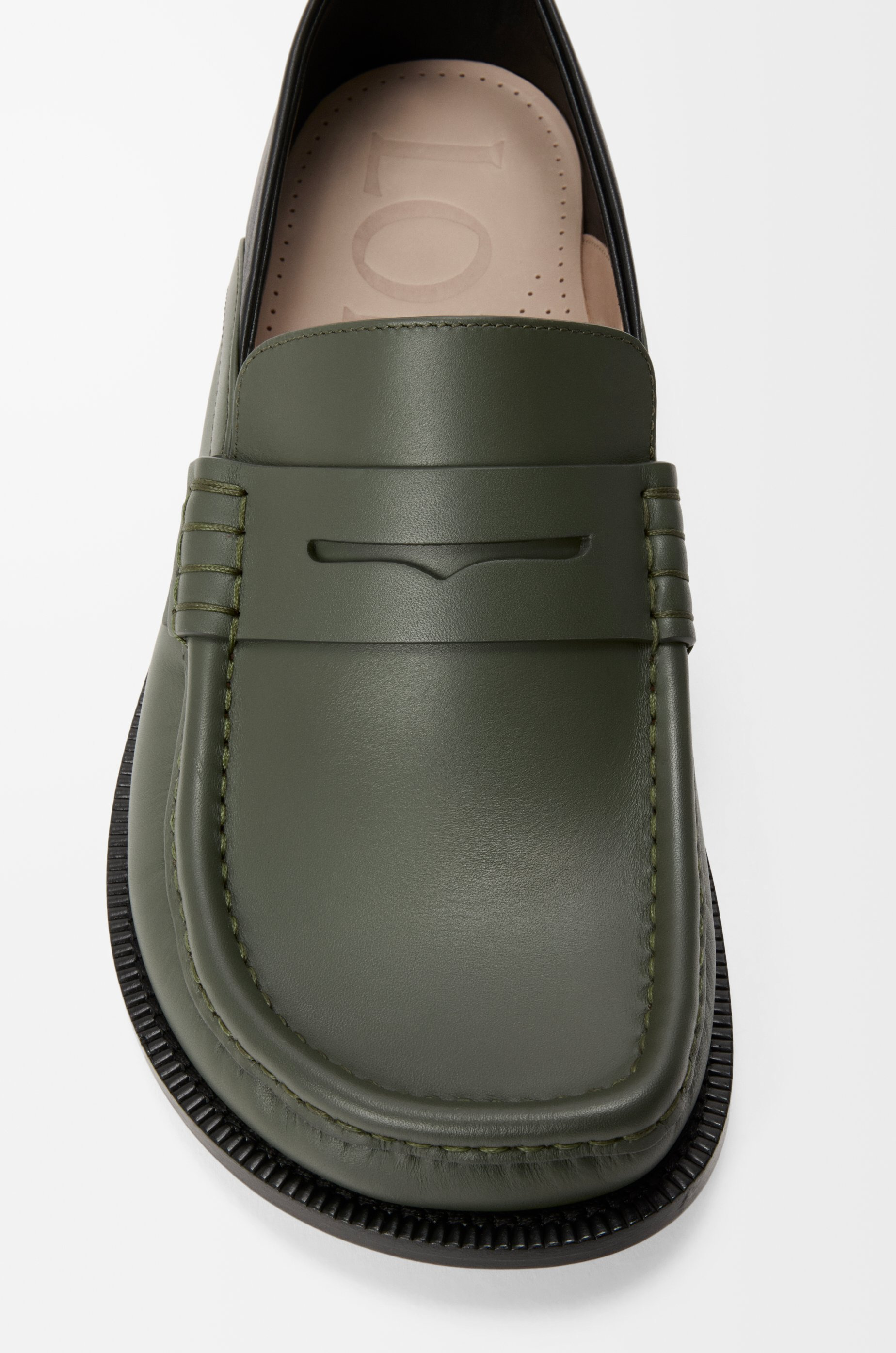 Campo flap back loafer in waxy calfskin - 4