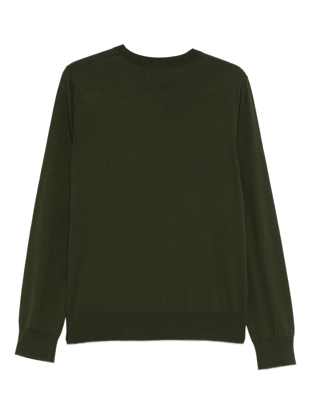 logo-appliqué cotton jumper - 2