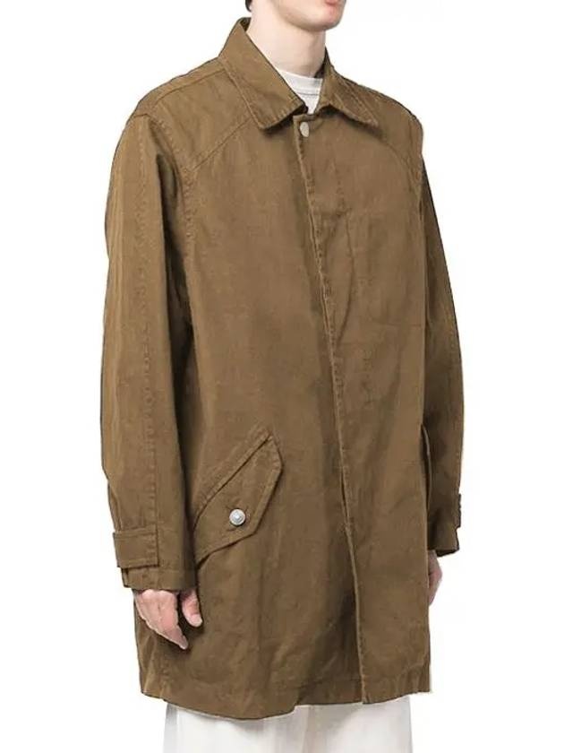 Pierry Cotton Single Coat Khaki - 1