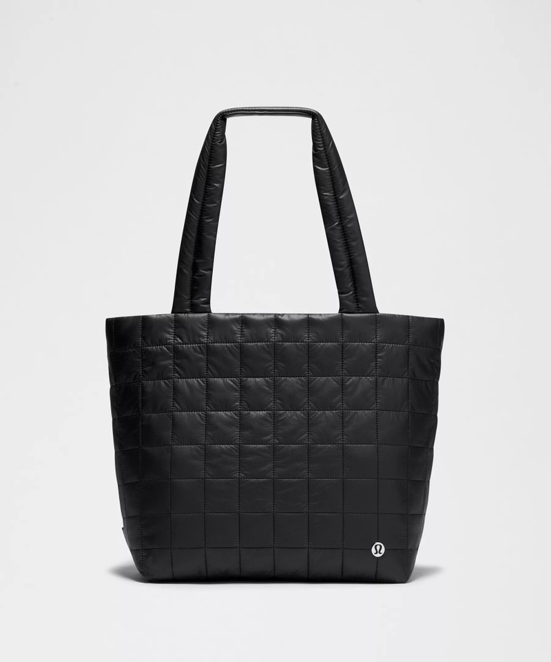 Quilted Grid Tote Bag 12L 1