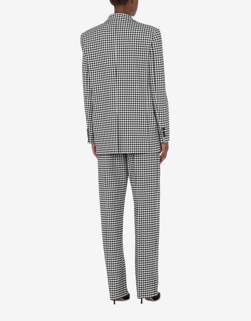 COTTON AND NYLON GINGHAM JACKET 3
