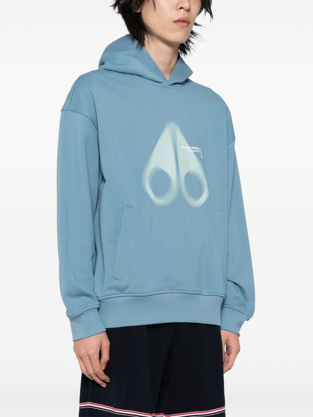 logo-print hoodie - 3