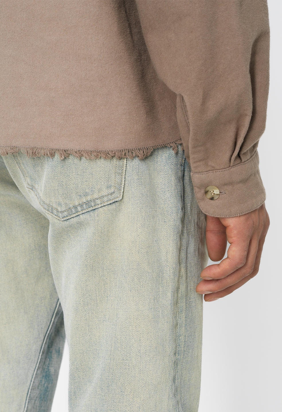 SOLID HEMI OVERSIZED SHIRT - 6