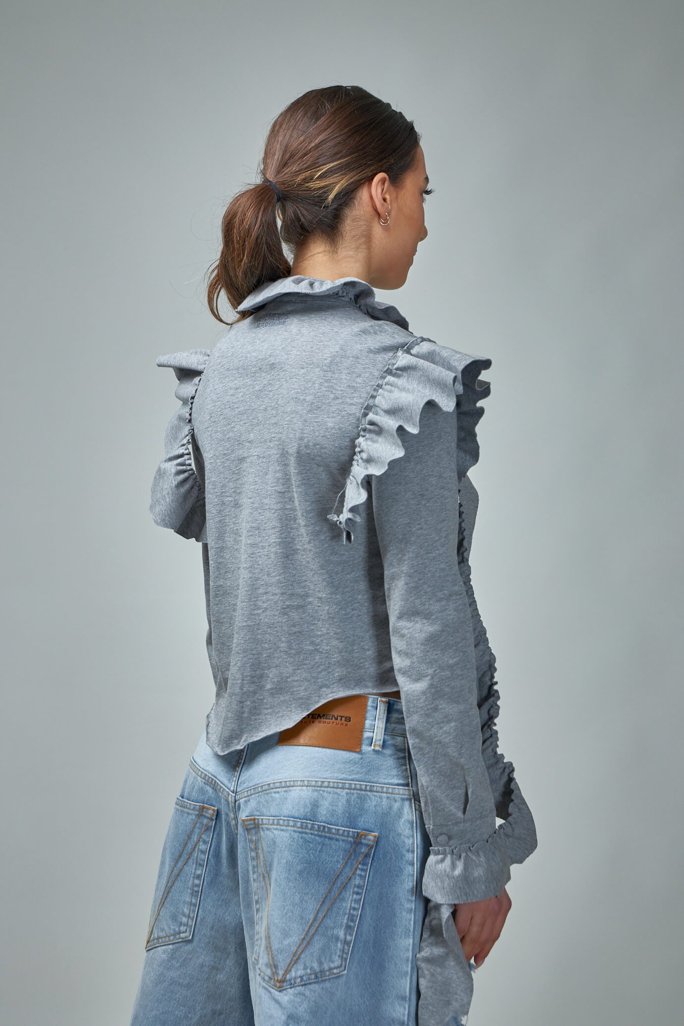 Vetements Deconstructed Jersey Blouse - 3