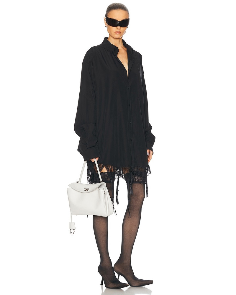 BALENCIAGA Rodeo Grained Leather Small Top Handle Bag outlook