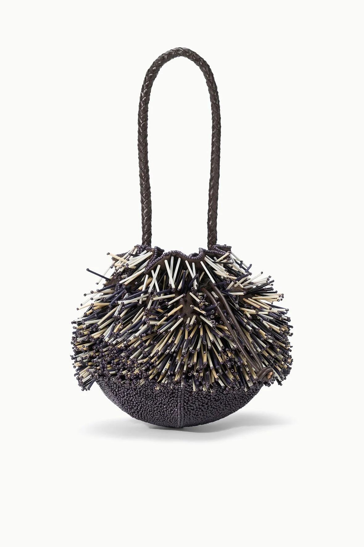 STAUD PORCUPINE BAG BLACK BEADED MULTI - 1