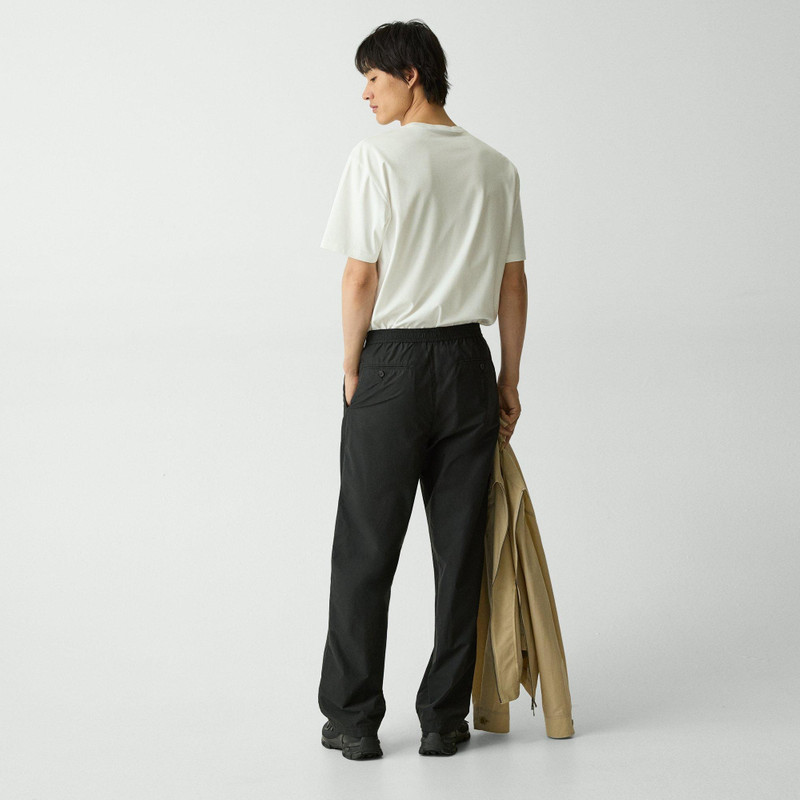 Theory Pleated Drawstring Pant in Cotton-Blend outlook