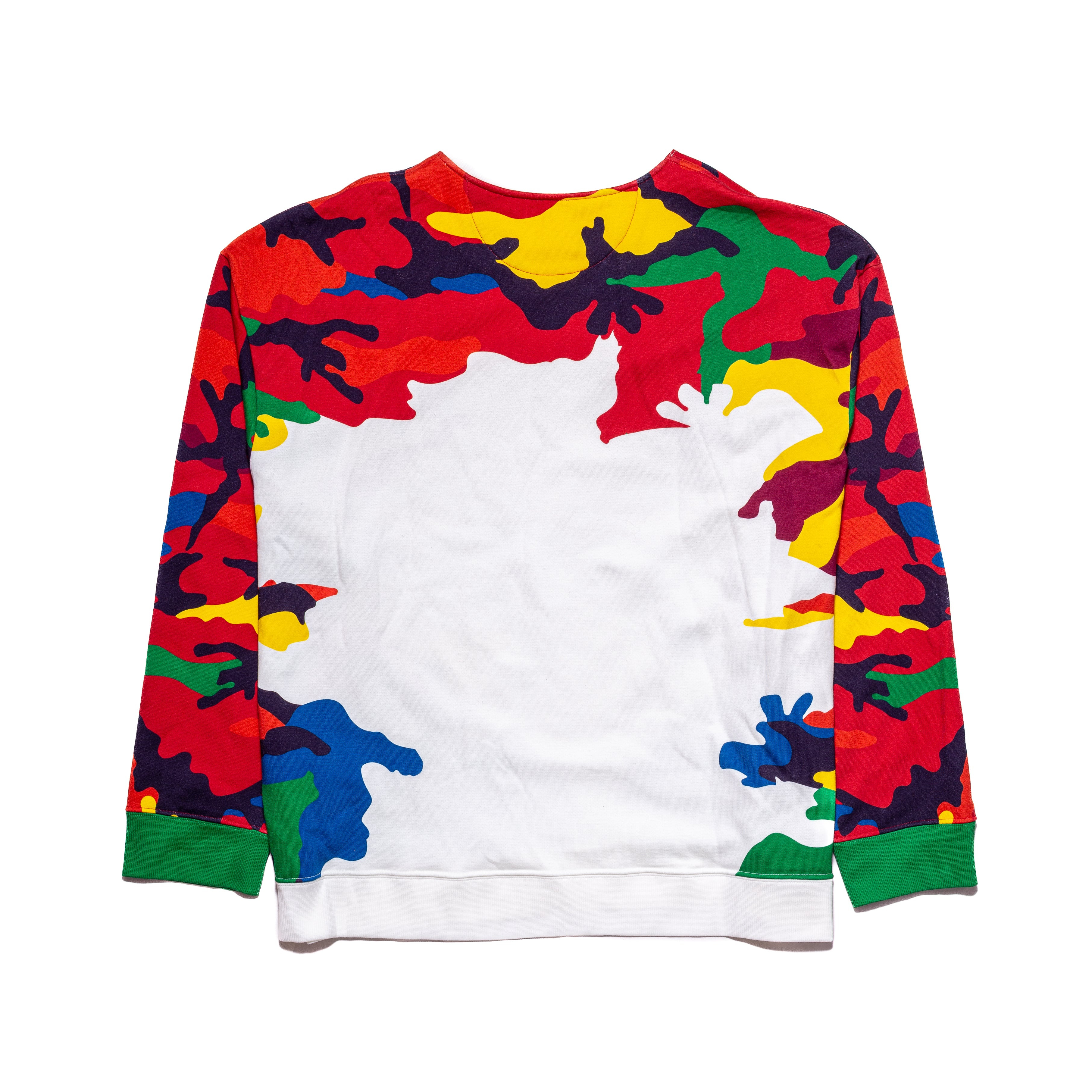 Valentino Garavani Logo Sweatshirt White Camo - 2