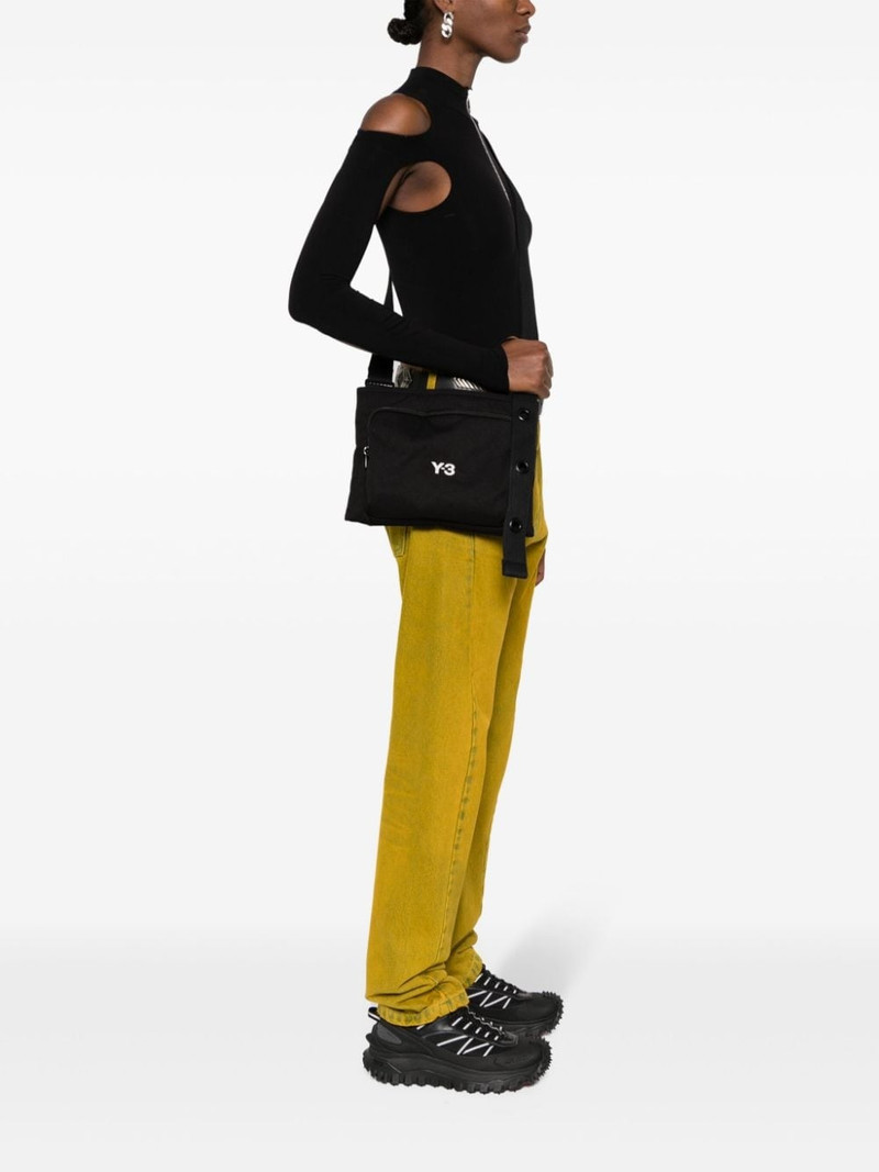 Y-3 Sacoche logo-embroidered messenger bag outlook