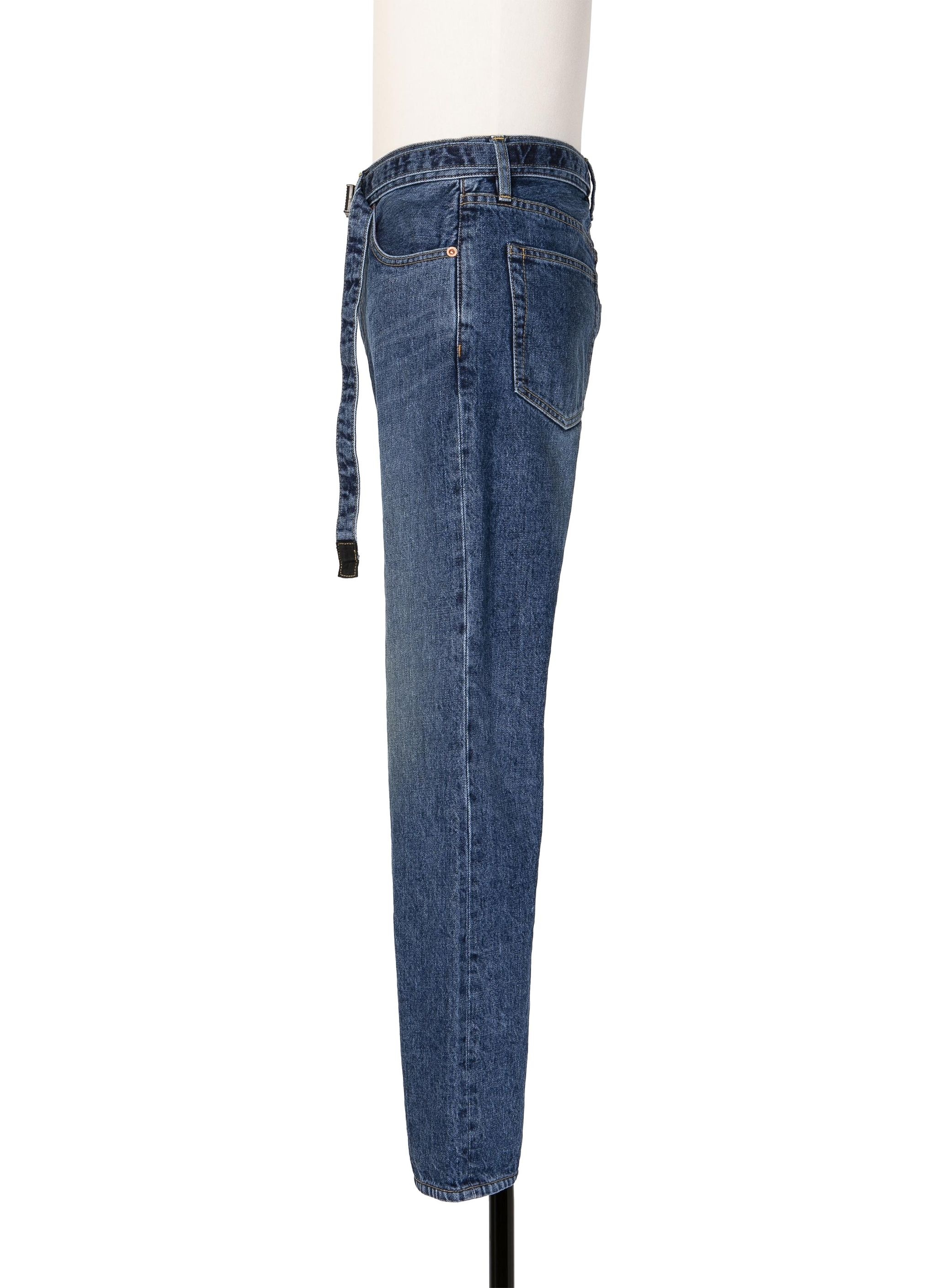 Boot Cut Denim Pants - 2