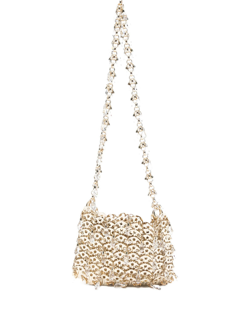 Rabanne Crystal Embellished Chain Shoulder Bag 1