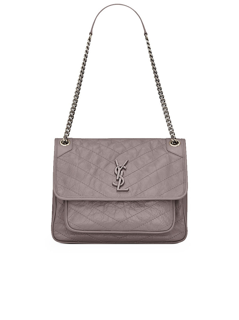 SAINT LAURENT Niki Medium in Crinkled Vintage Leather outlook