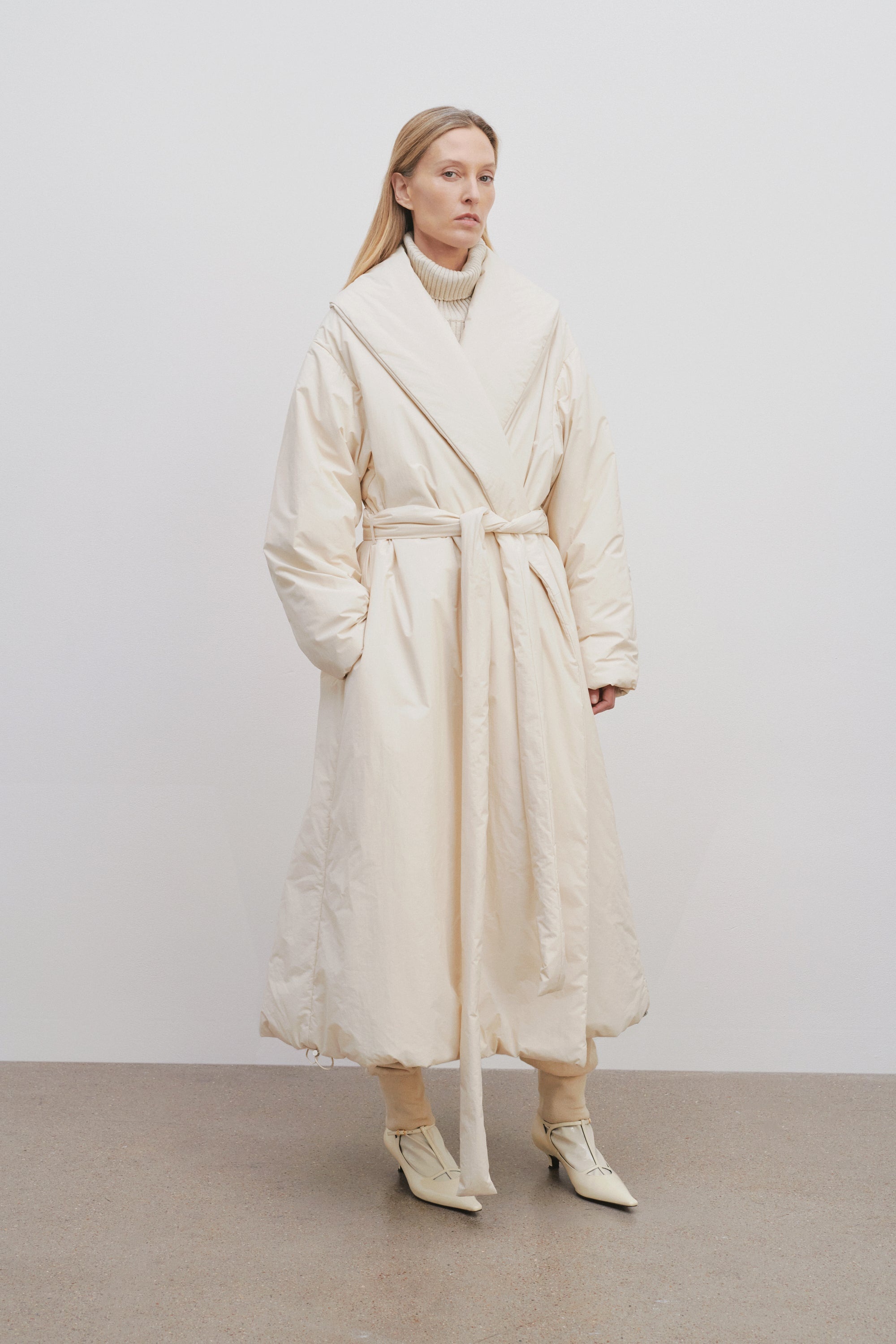 Francine Coat in Silk and Nylon - 3