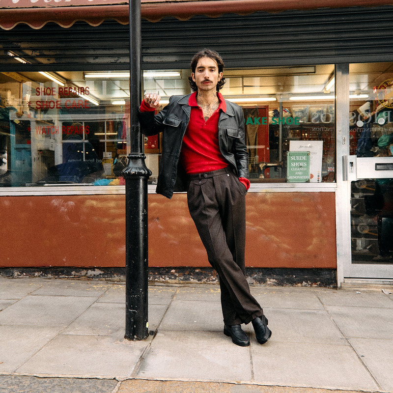 DUKE + DEXTER Ezra Black Pleated Penny Loafer - Men's outlook