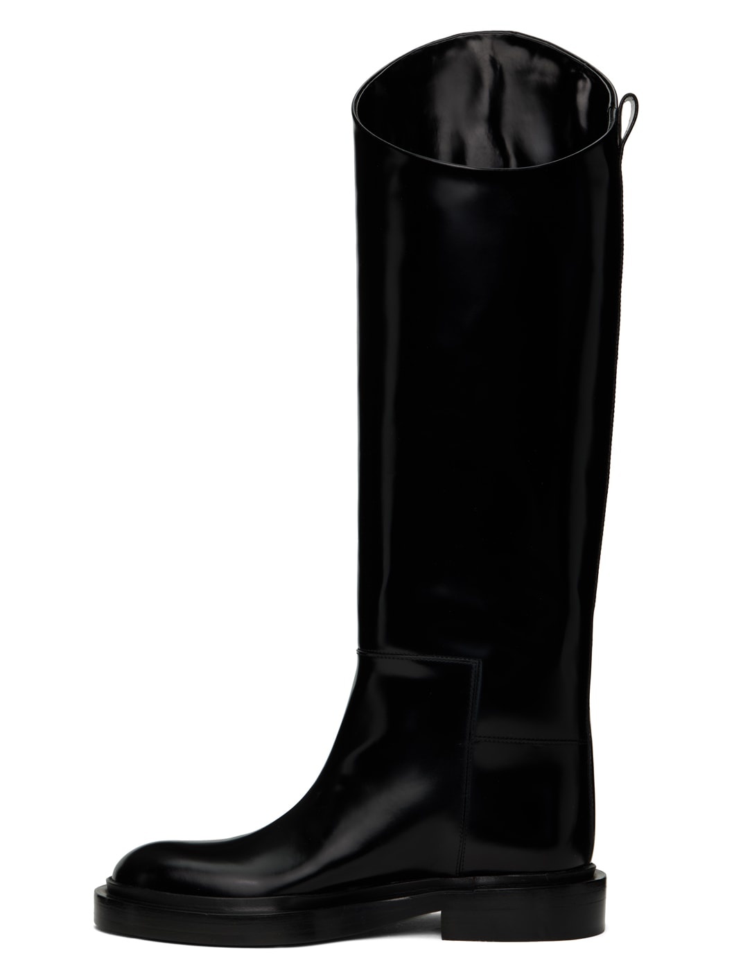 Black Knee Tall Boots - 3