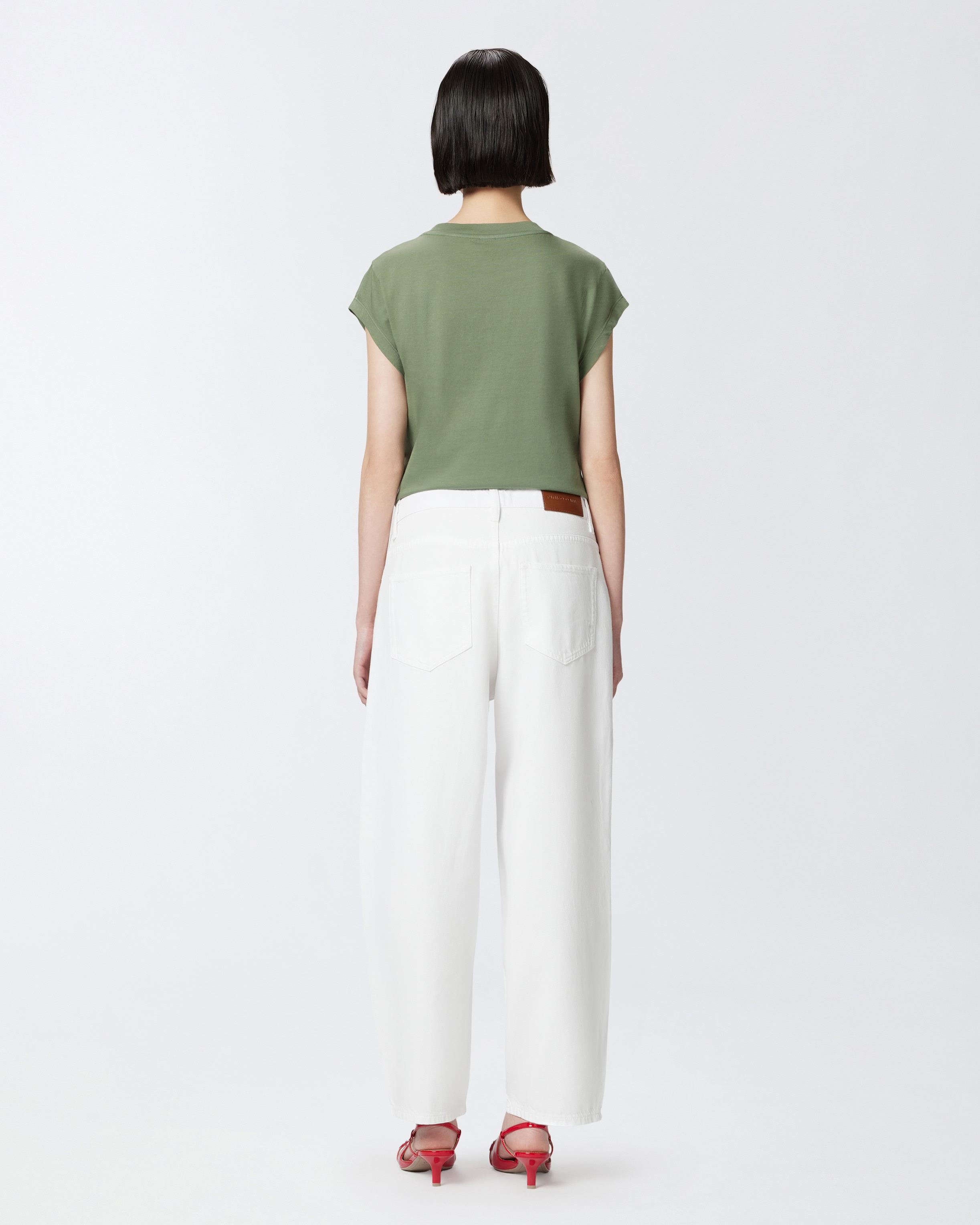 BALLOON-FIT JEANS IN SOFT BULL DENIM - 4
