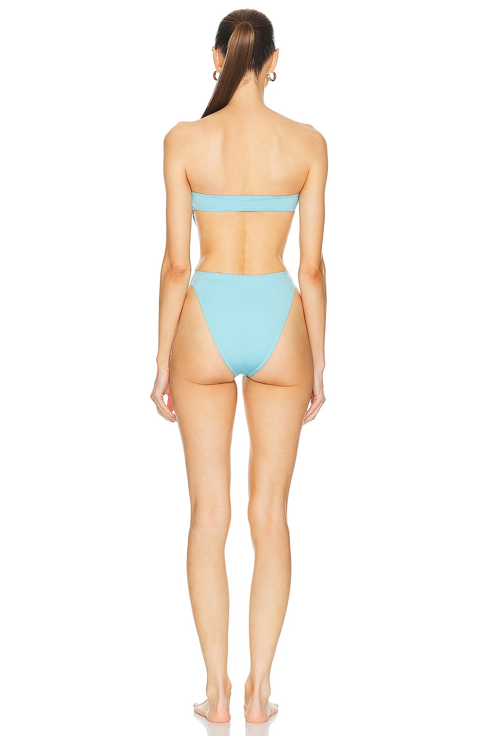 Cut Out One Piece Swimsuit - 3