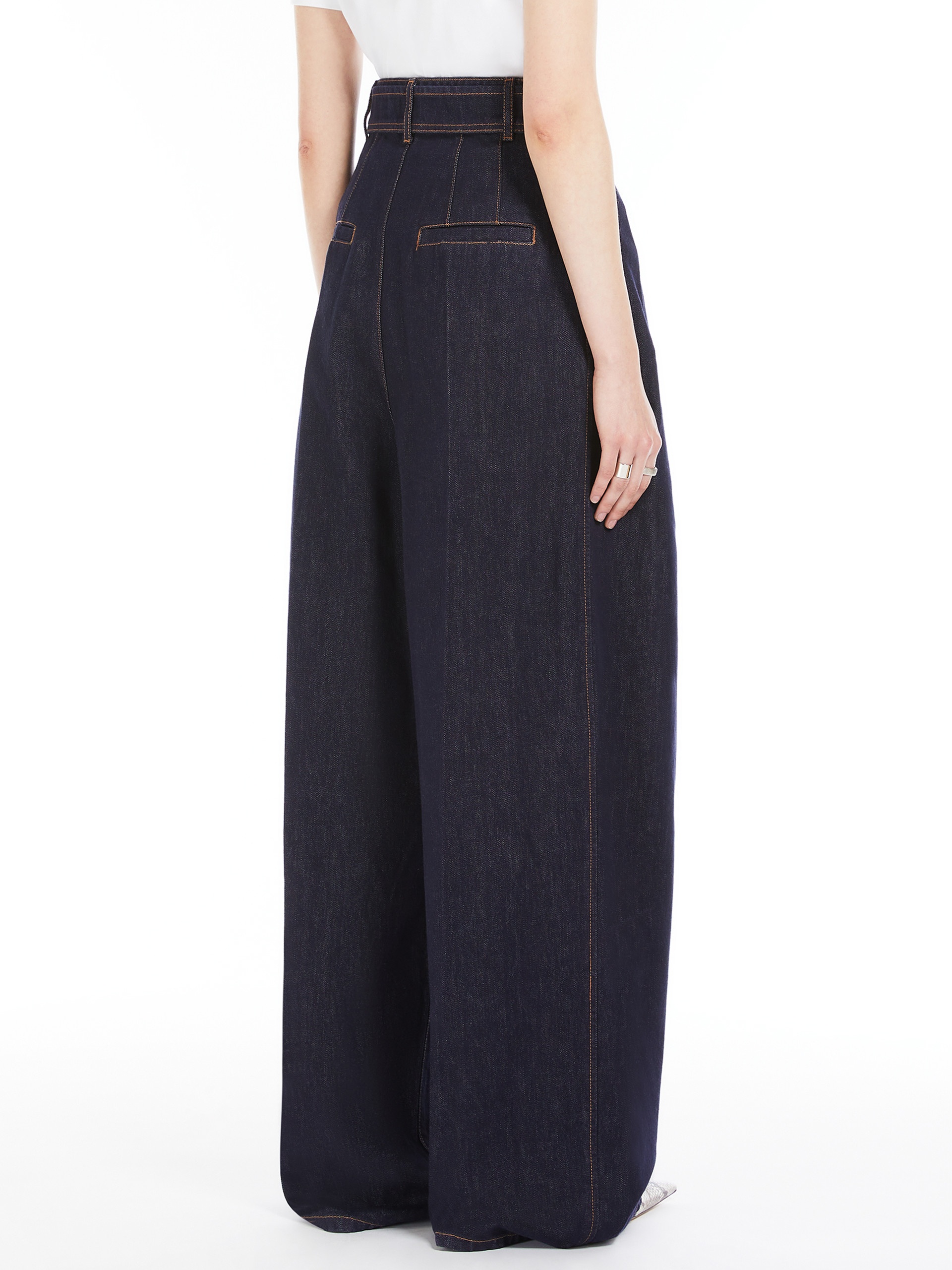 BLANC High-waisted wide-leg trousers - 4