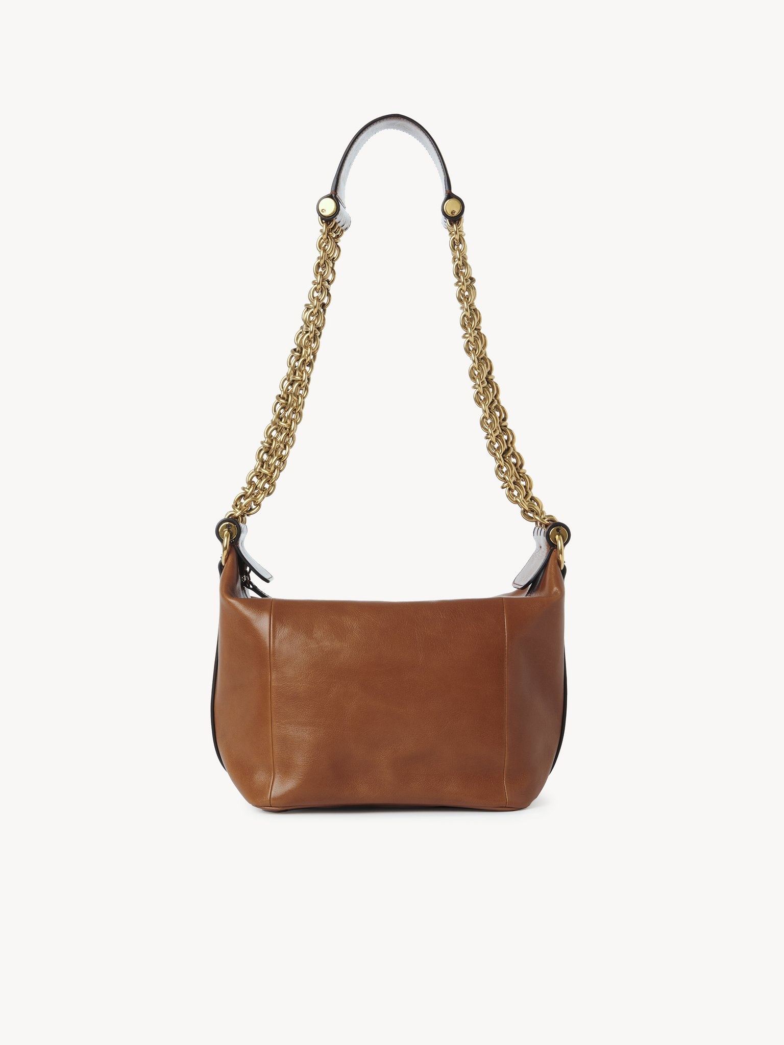 CAMERA CHAIN BAG IN SHINY LEATHER - 4