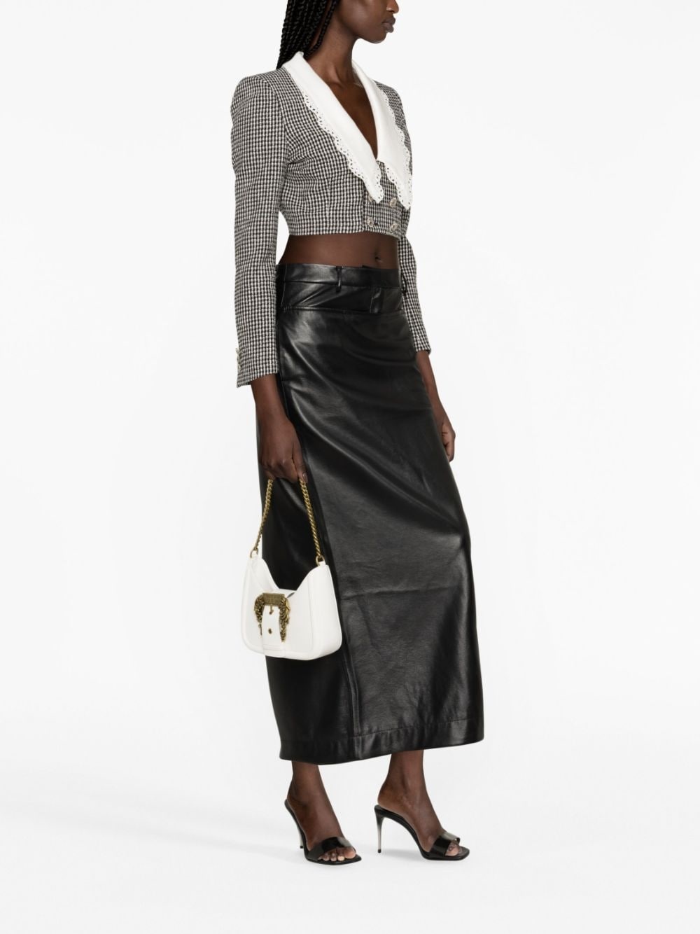 Couture logo-plaque shoulder bag - 3