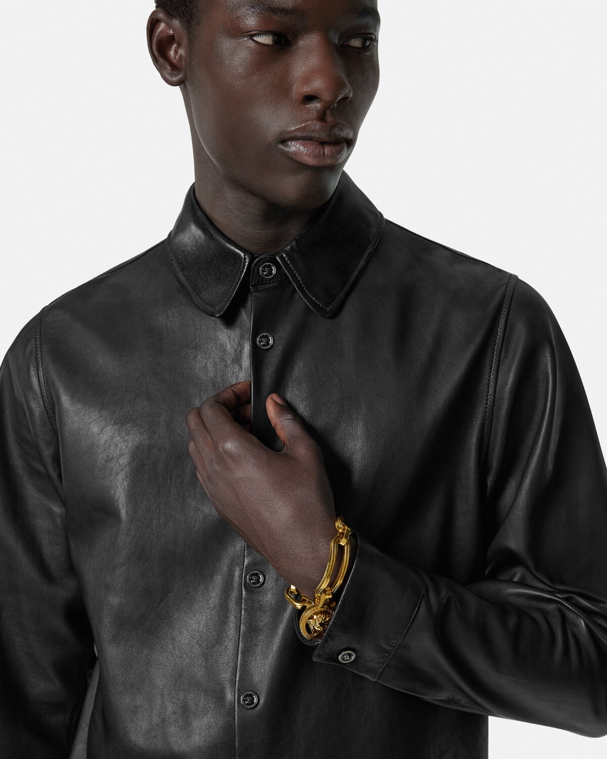 Plongé Leather Shirt - 3