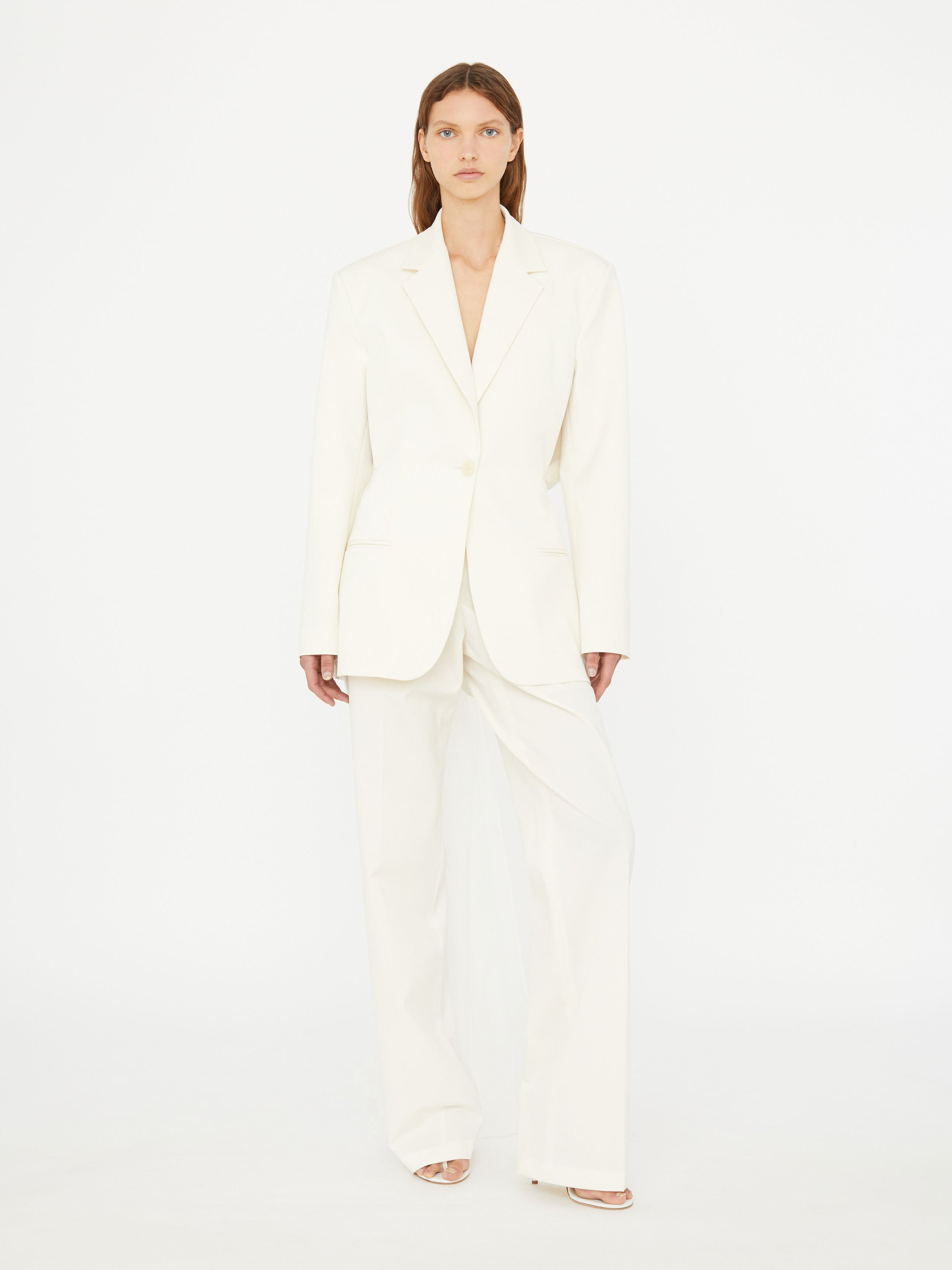 Intimate Bow Back Twill Blazer - 6