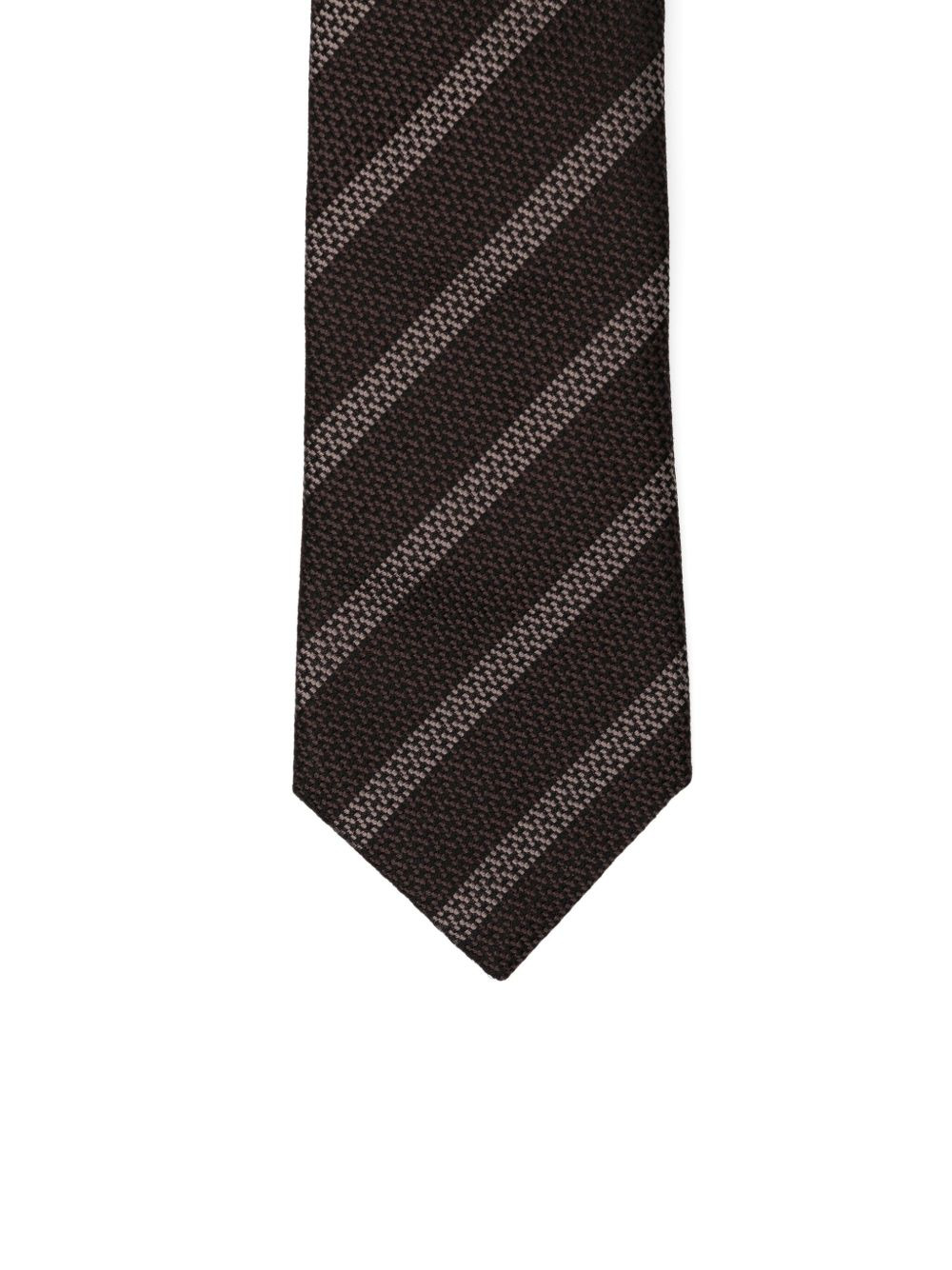 STRIPED SILK TIE - 3