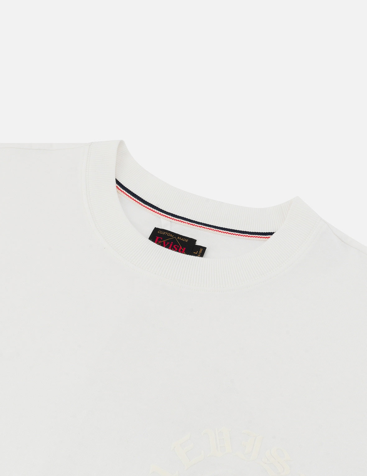 Hakutaku Print and Seagull Emboss Print Loose Fit T-shirt - 9