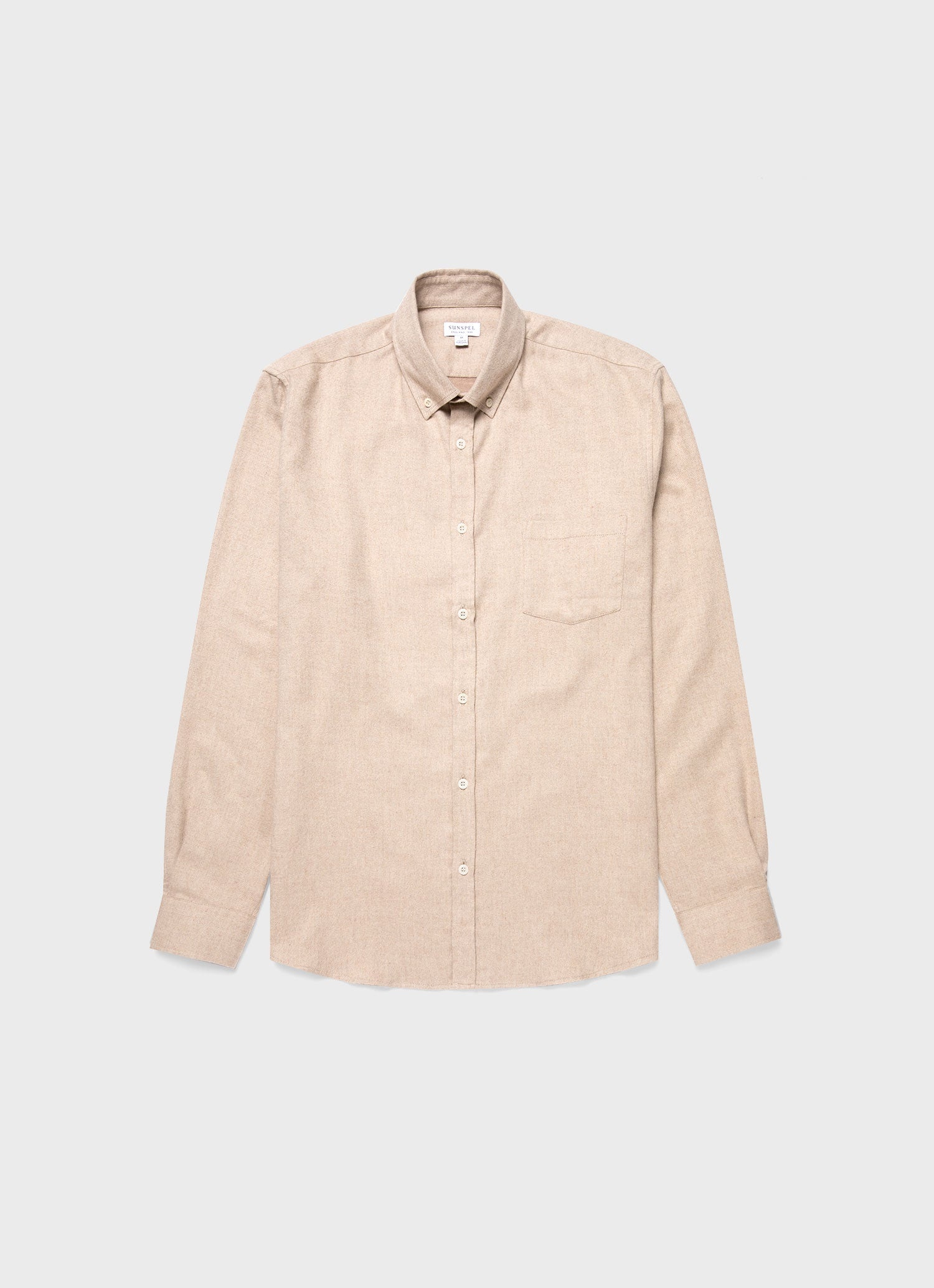 Brushed Cotton Flannel Shirt - 1