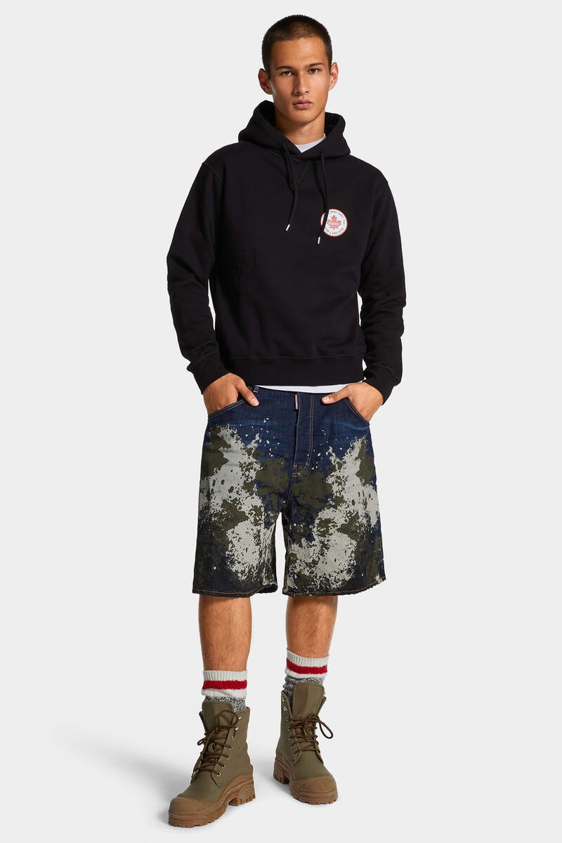 DARK URBAN CAMO WASH SURFER SHORTS - 3